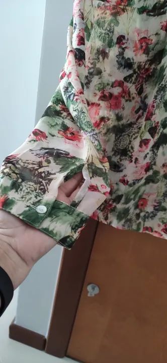 camisa elegante de botão - Foto 5