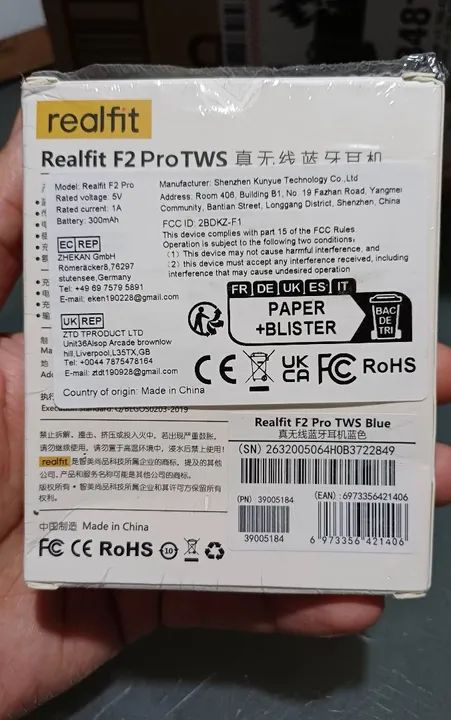 Fones de Ouvido Realfit F2 Pro ANC - Bluetooth - Novo barato - Foto 3