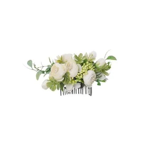 Grinalda Flores Arranjo de Cabelo Noiva Casamento - Foto 2