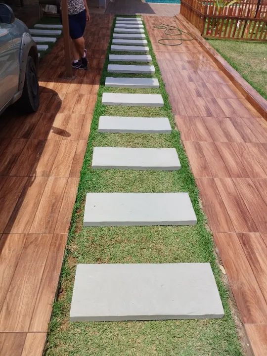 Pisante de Concreto Modelo Dormente 74x30cm - Foto 4