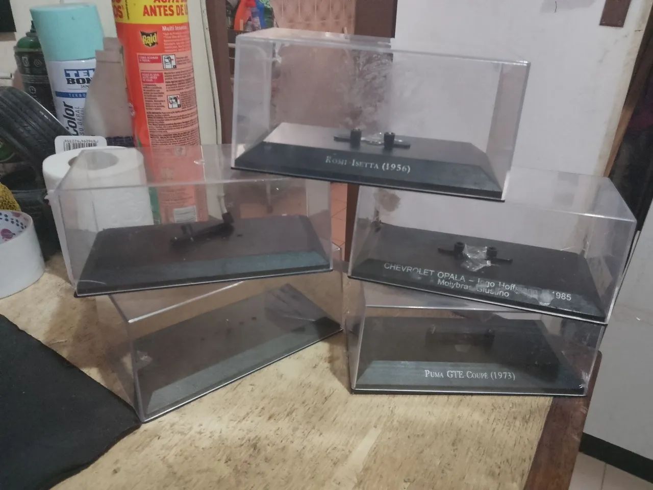 Vendo 5 caixas acrílicas expositoras usadas com poucos defeitos  - Foto 5