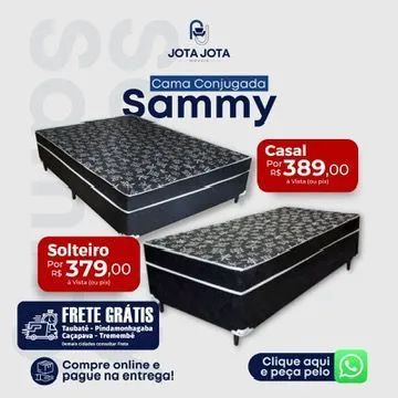 Cama Casal - Frete Grátis Taubaté Cacapava Pinda - Foto 2