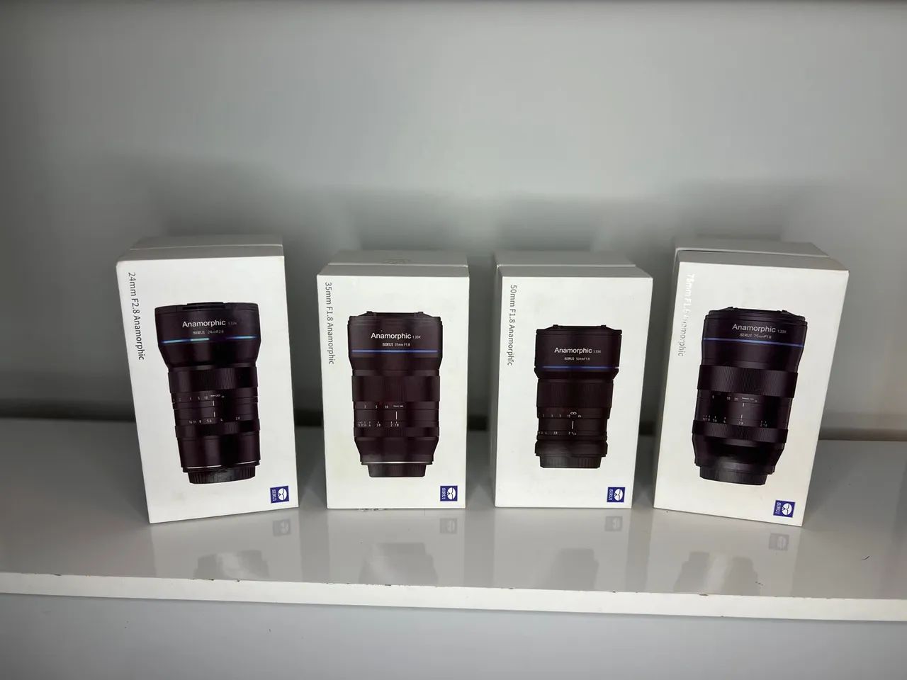 Kit de Lentes Sirui Anamórfica 1.33x Sony E-mount Cinema 