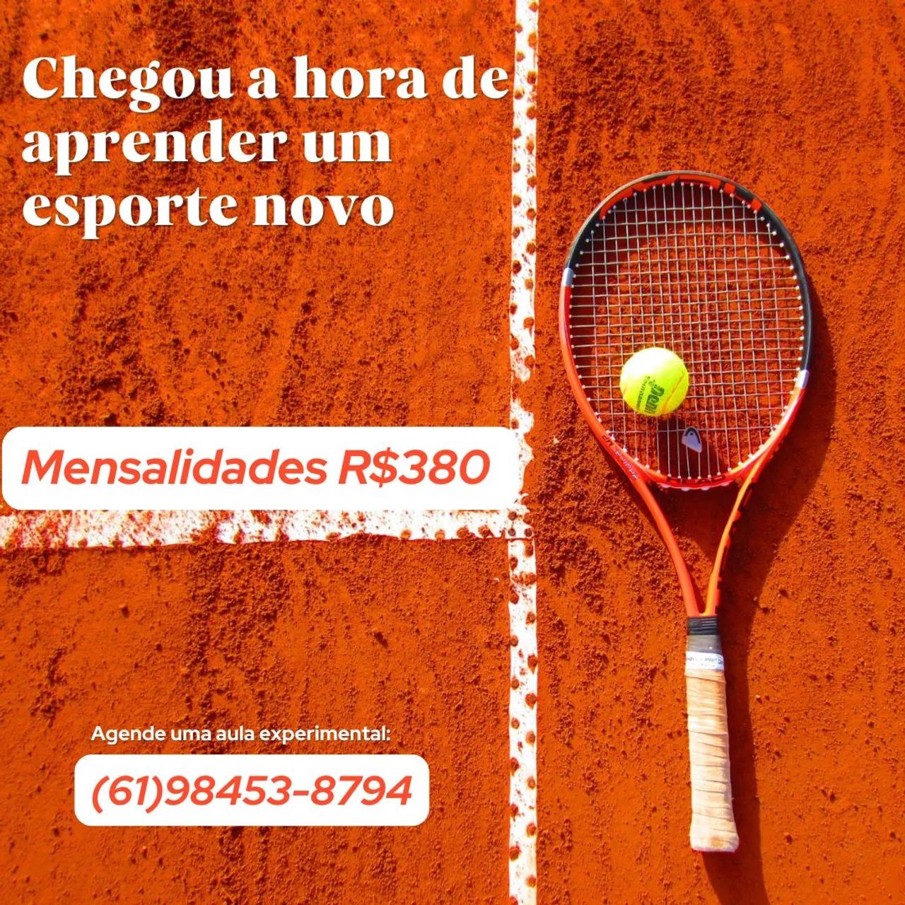 Aula de tênis /  Raquete de tênis - Foto 2