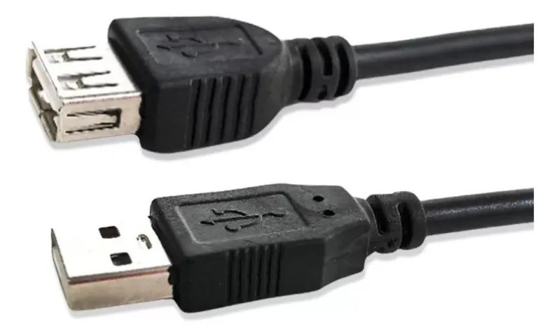 Cabo De Dados Extensor Usb 2.0 Macho X Fêmea 1,5m Cor Preto - Foto 2