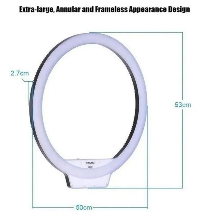 Ring light Yongnuo YN608 Pro 3200-5500K - Foto 4