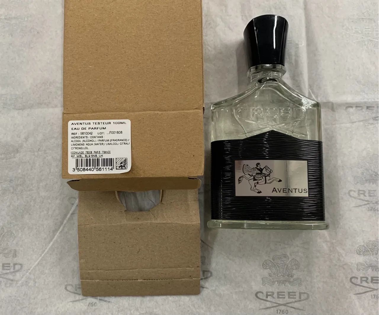Perfume Creed Aventus EDP 100ml - Provador com Tampa - Veja as Fotos e Leia a Descrição - Foto 2