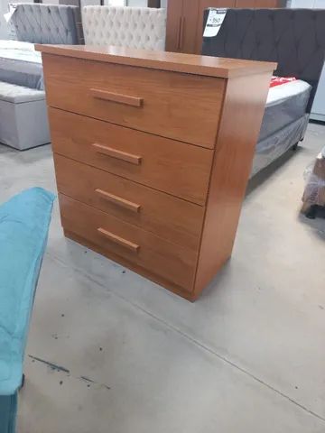 Comodac4 gavetas rustico puchador em MDF 