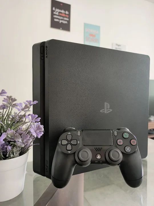 PS4 Slim 1 TB semi novo com caixa  - Foto 2