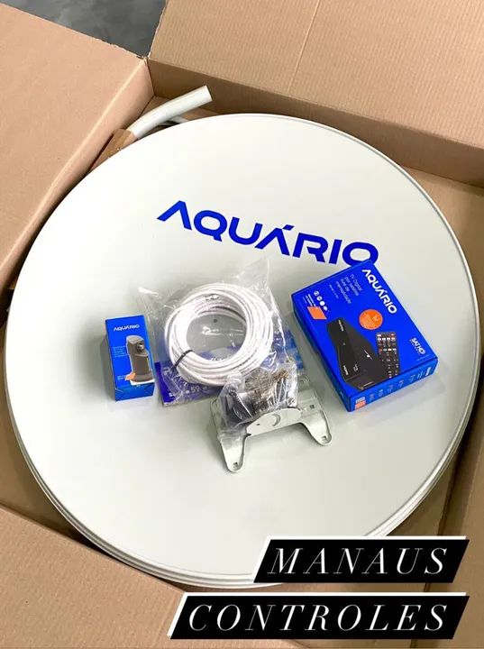 Antena parabólica completa 