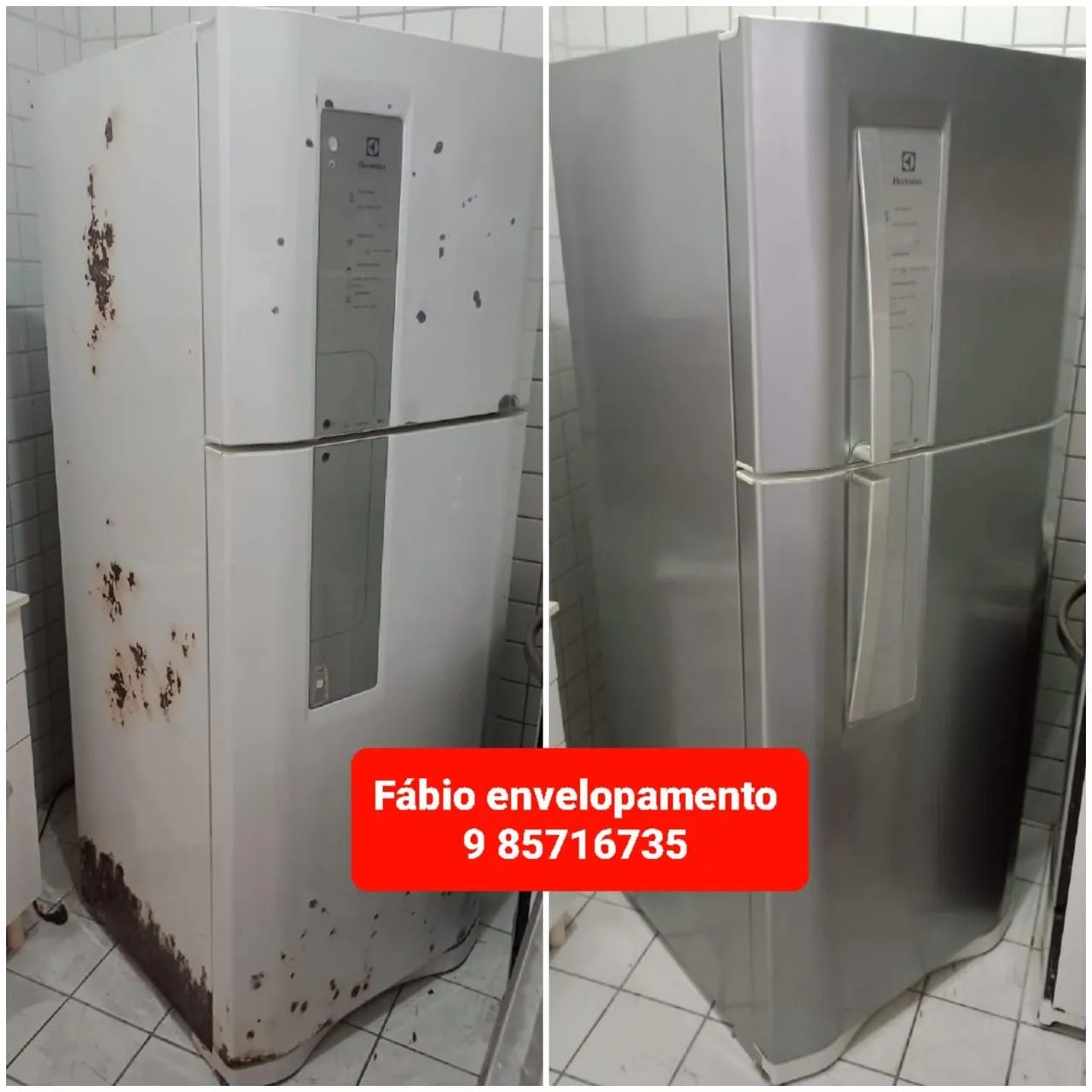 Envelopamento de geladeira, freezer, expositor e frigobar  - Foto 5