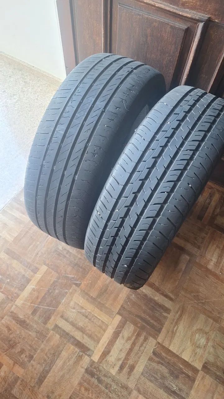 Pneus usados 195/ 55 aro 16. - Foto 4