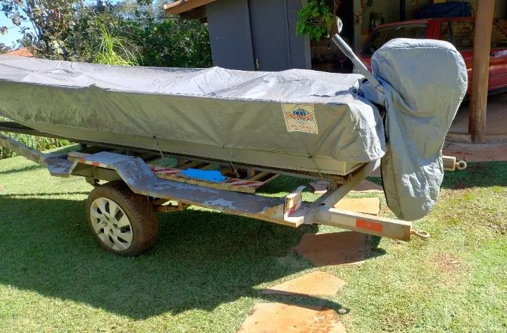 BARCO 5M, MOTOR Suzuki 15 HP Eletrico, CARRETA - Foto 6