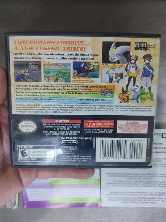 CAPAS POKÉMON BLACK/WHITE 2 NINTENDO DS - Foto 3