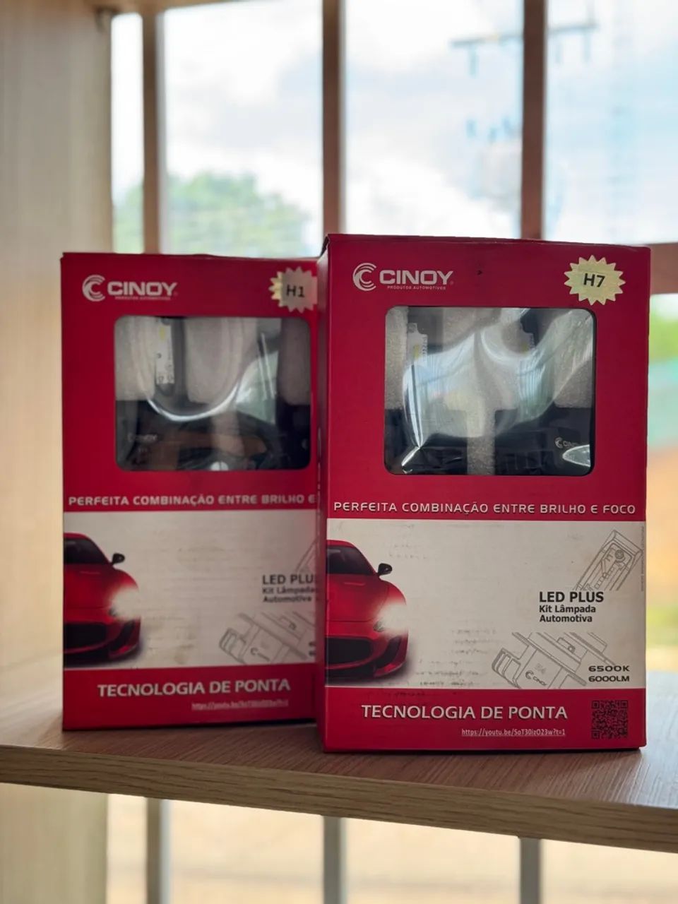 Lâmpadas de led H1 e H7 Kit Cinoy 6500k - Foto 3
