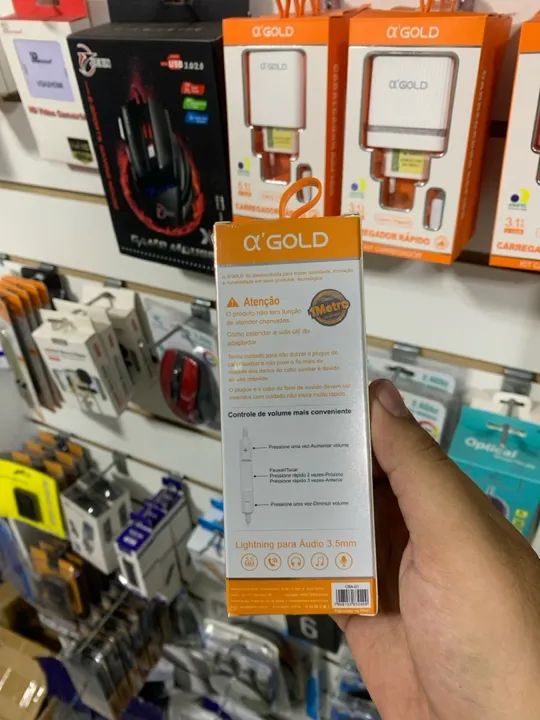 Cabo Lightning para Áudio - Original - Novo - Foto 2