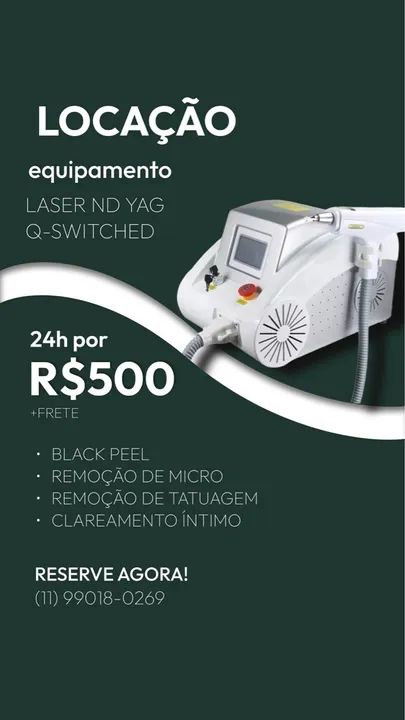 LASER ND-YAG Q-SWITCHED - ALUGUEL