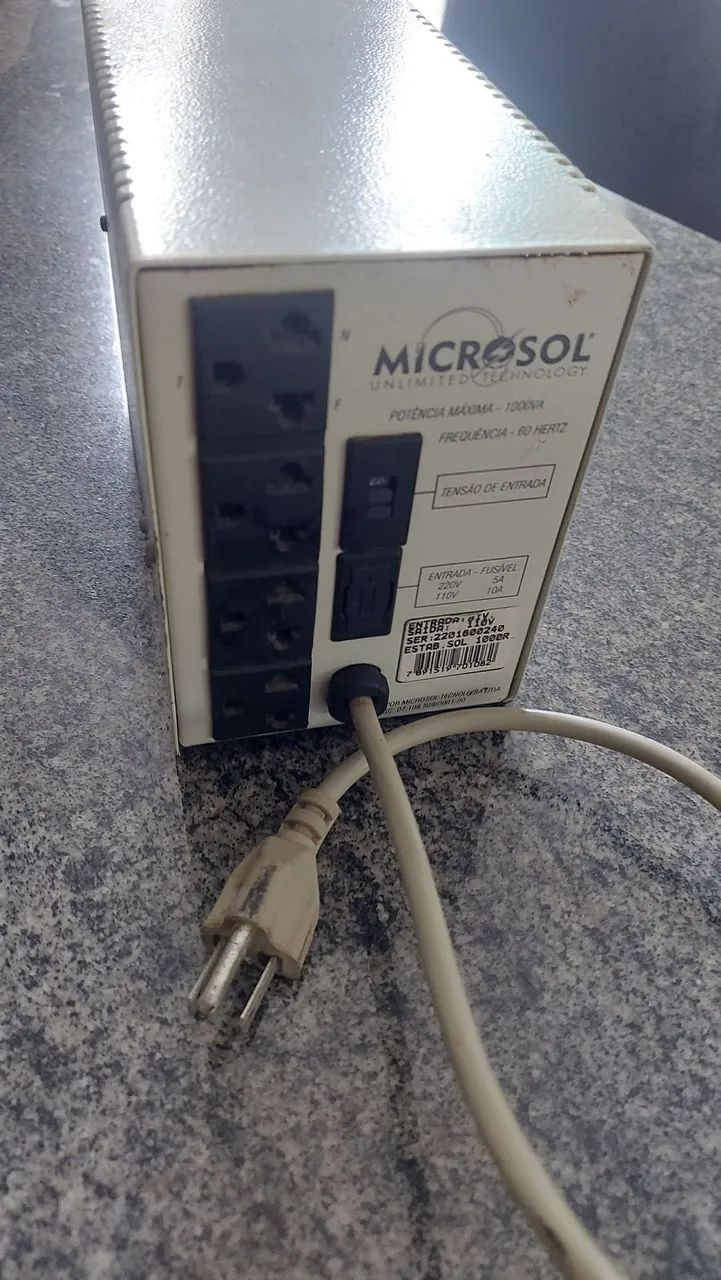 Estabilizador Microsol 1000VA