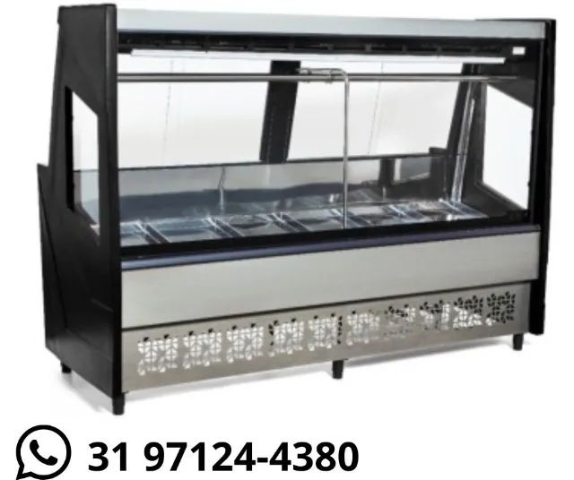 Balcão de Carnes 2M Preto Polar 220v