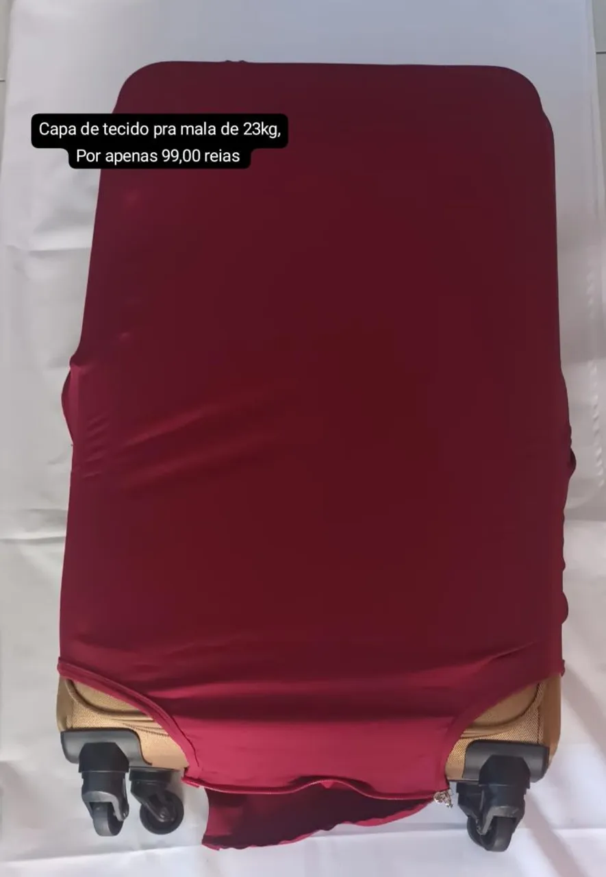 Capa de tecido para mala 23kg