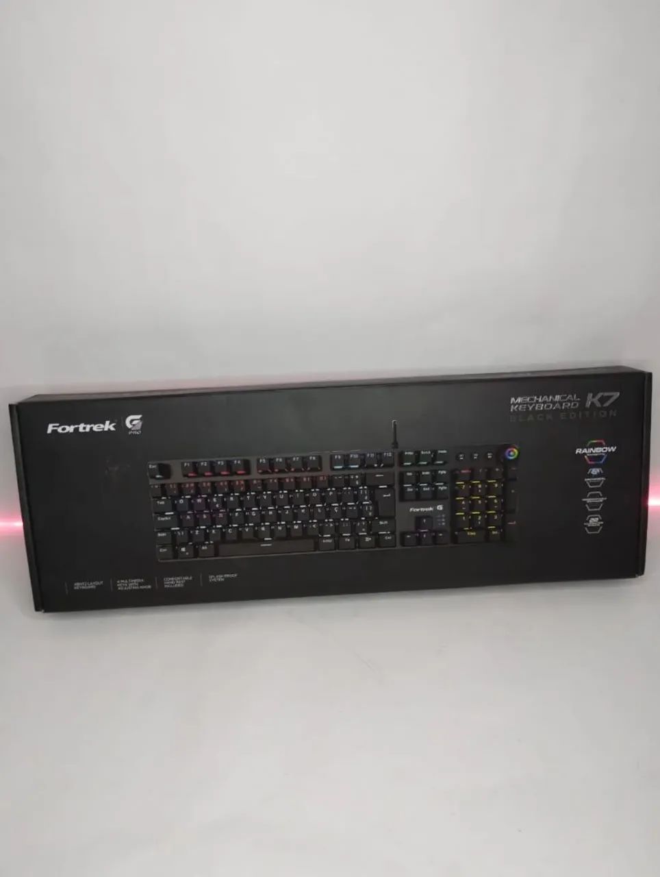 Teclado gamer - Mecânico Fortrek K7 Black Edition - frete grátis 