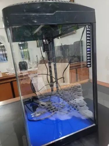 Aquário Boyu Usado, Com Aquecedor, Termómetro, Midia, Pedras (Usado) - Foto 4