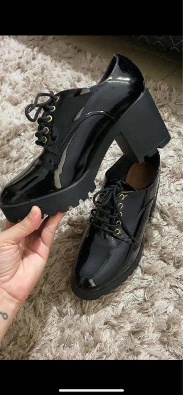 Oxford Tratorado Verniz Preto