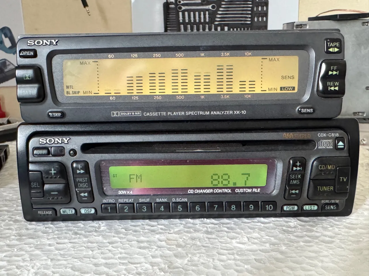 Som Automotivo Sony CD Player e Equalizador