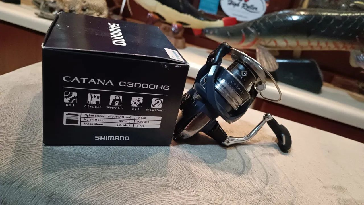 Molinete Shimano Catana C3000HG - Foto 3