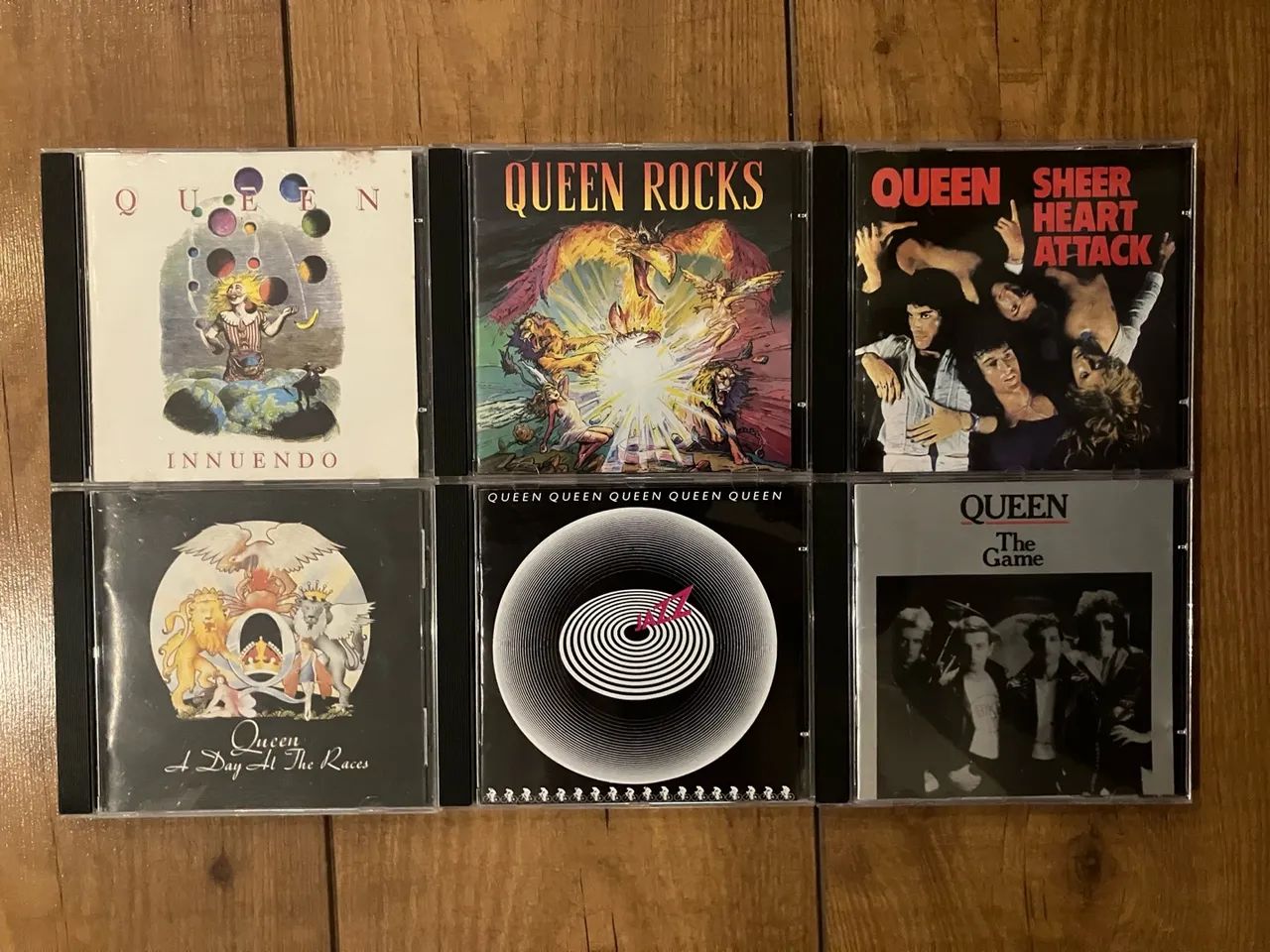 Coleção de CDs do Queen