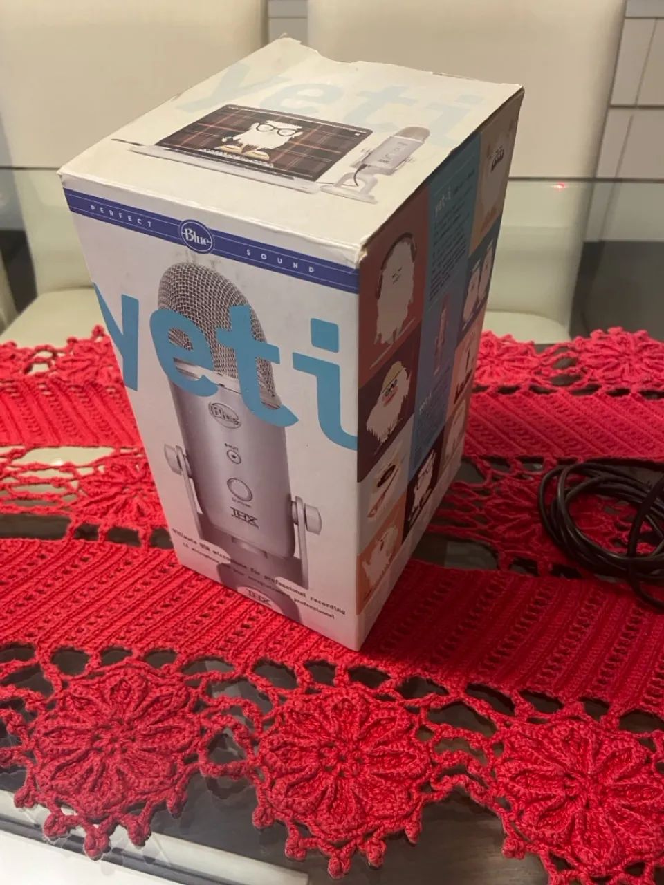 Microfone Blue Yeti USB - Novo - Foto 4