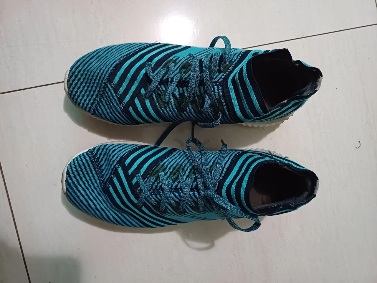 Tênis Adidas Azul e Preto
