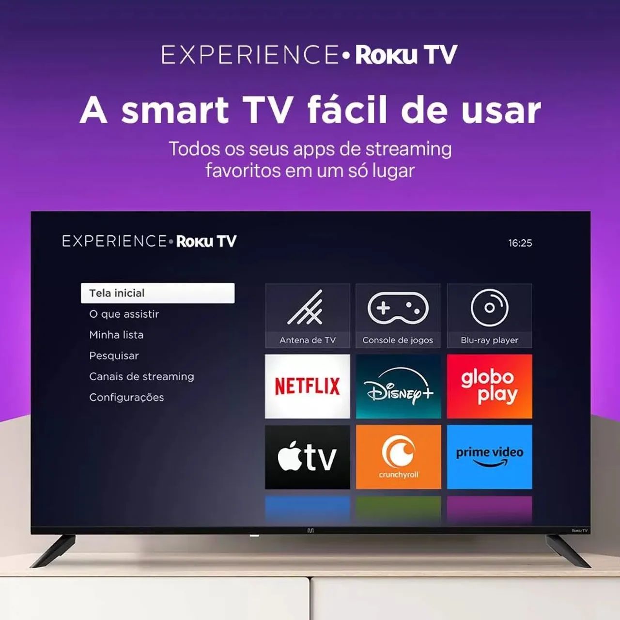 Smart TV Multi Roku 32" HD - Imperdível! - Foto 2