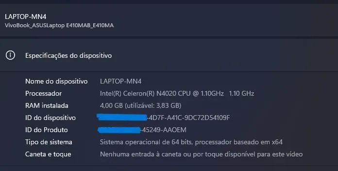 Notebook ASUS E410 (USADO)  - Foto 6