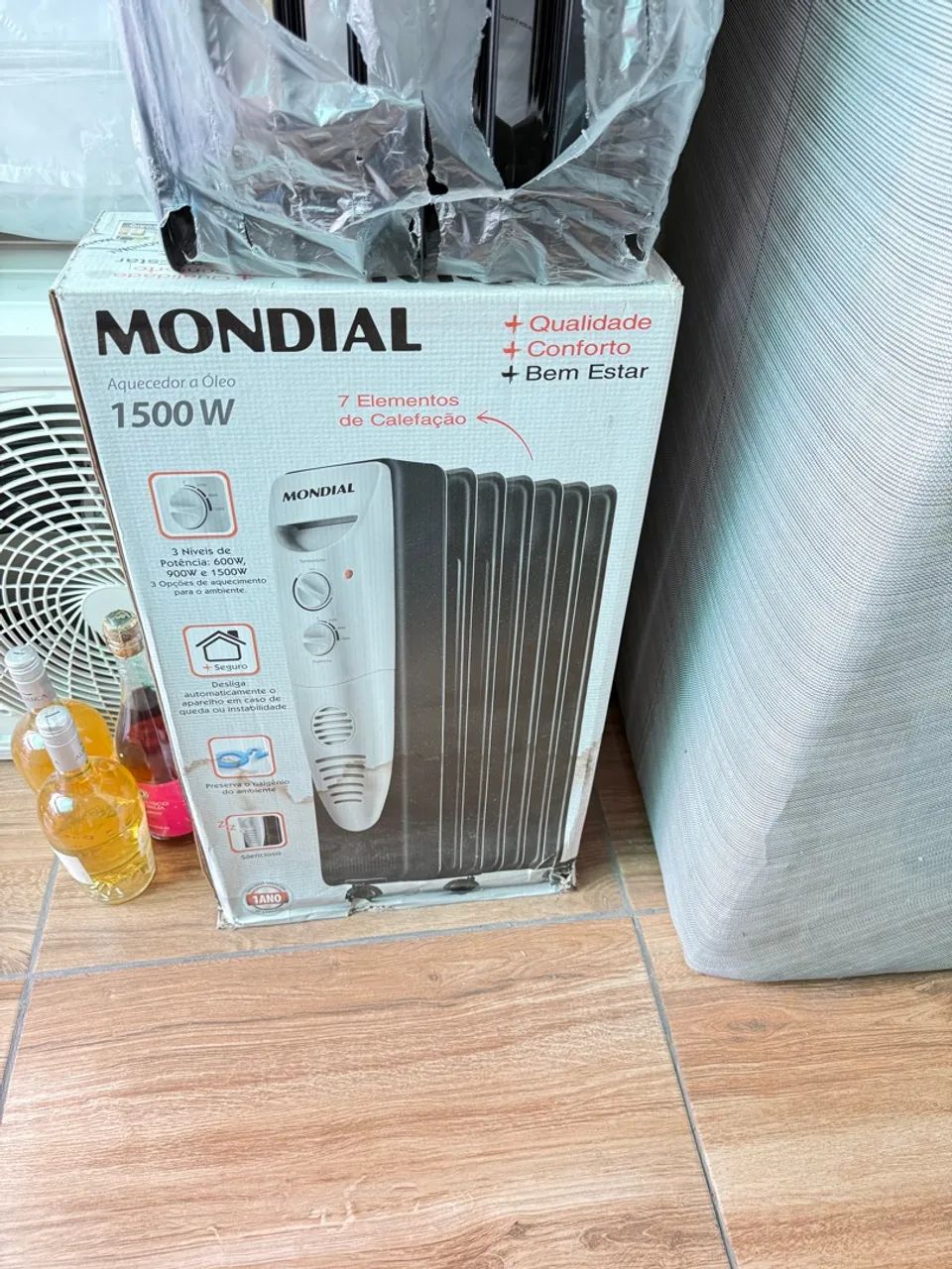 Aquecedor Elétrico Mondial 750W - 7 Elementos - Foto 2