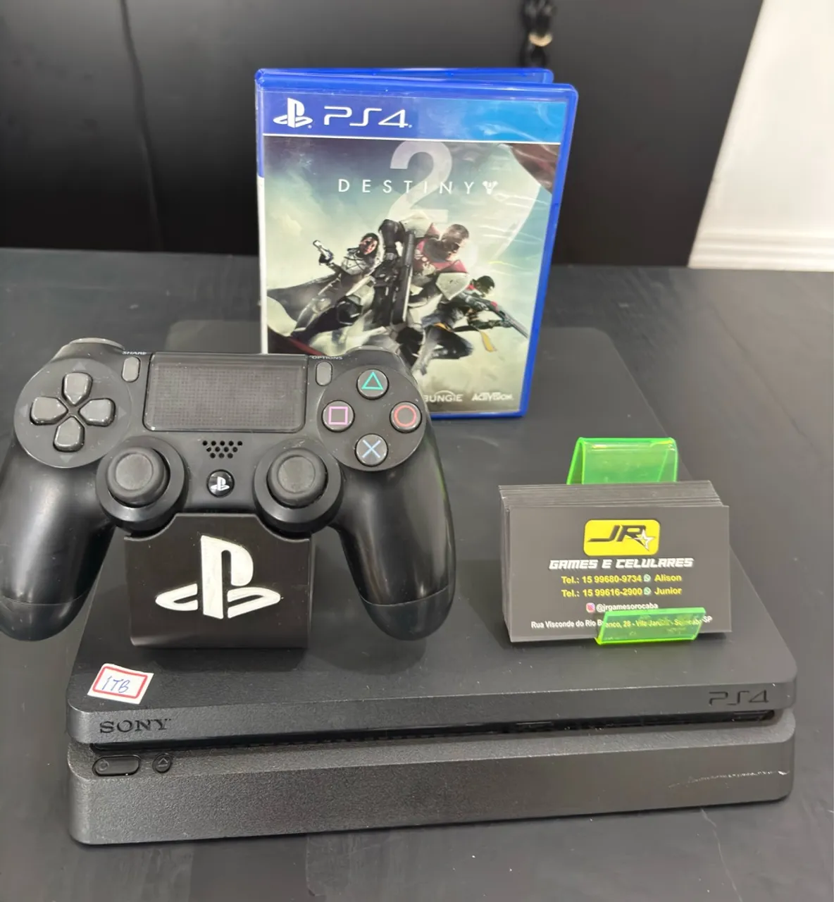 Playstation 4 Slim 1TB com Controle e Jogo Destiny 2