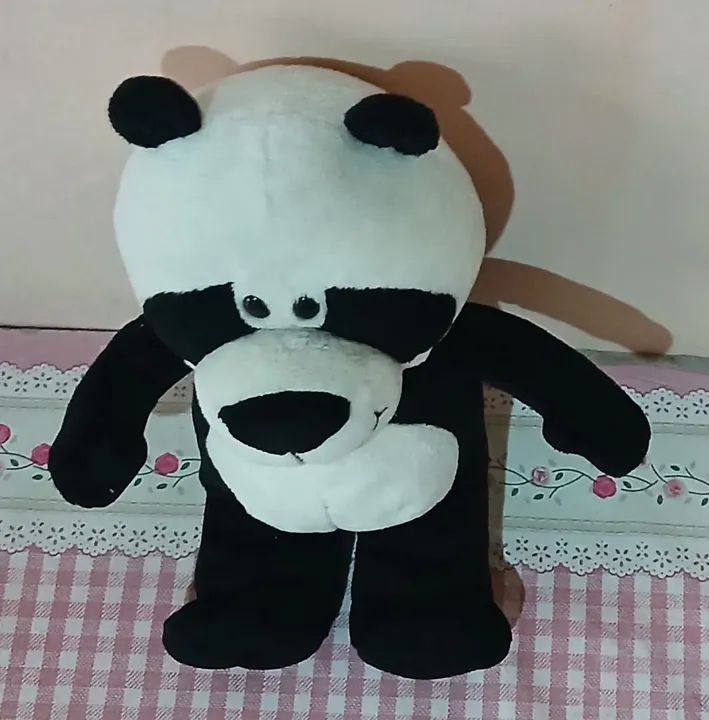 Filhotes de pelúcia Nestlé Urso Panda 30cm - Foto 5