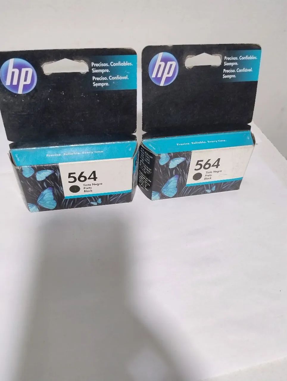 Kit 2 Cartucho de Tinta HP 564 Preto - Original