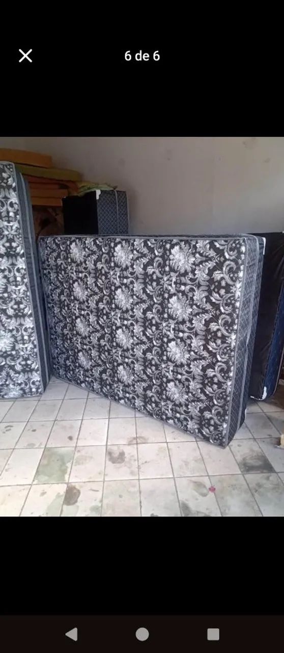 Cama Box de Casal - Floral - Foto 4
