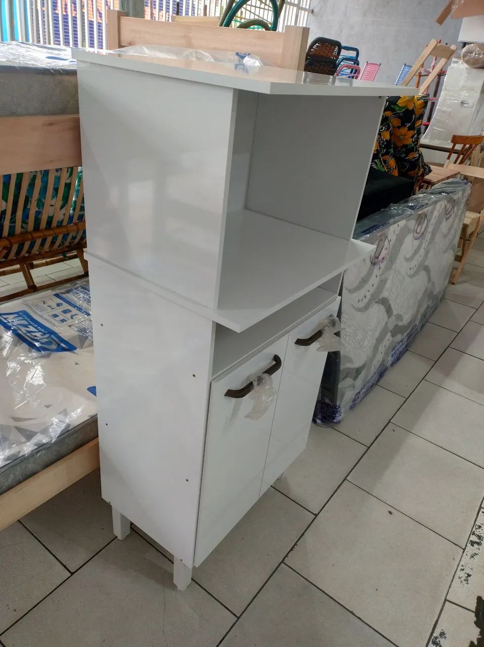 Balcão torre forno e microondas 