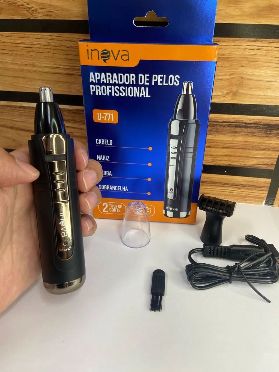 Aparador de Pelos Profissional Ineva U-771 - Novo - Foto 3