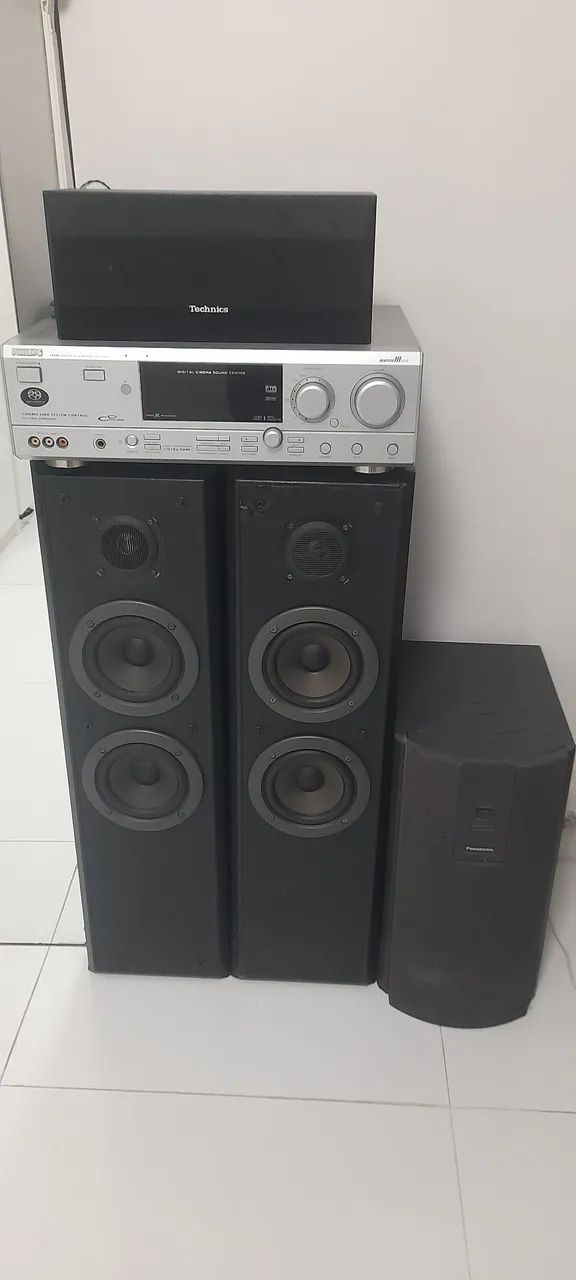 Som Completo Technics e Panasonic