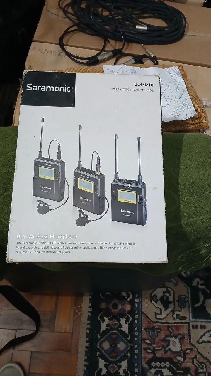 Lapela Saramonic UWMIC9 duplo aceito proposta