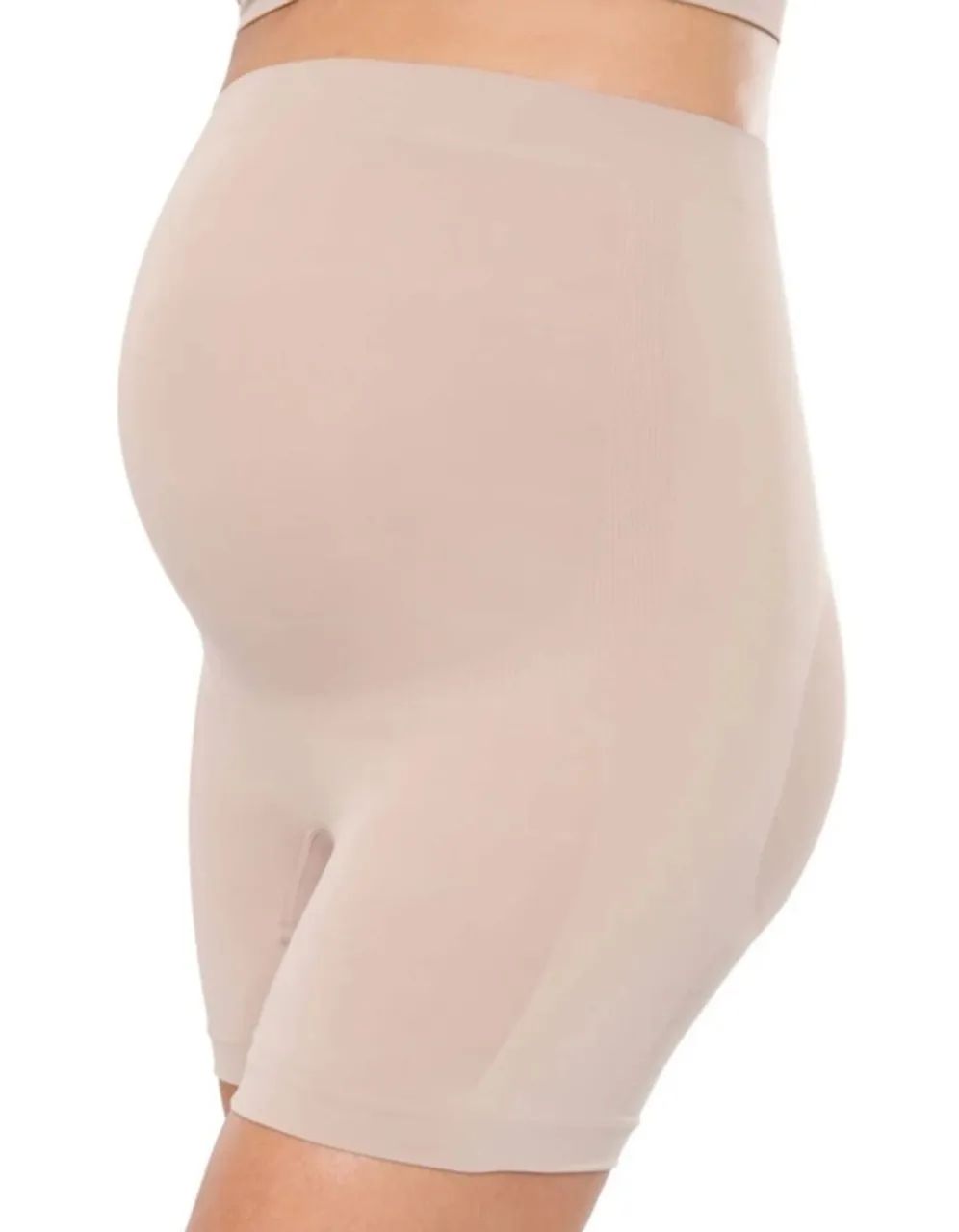 Short de Gestante Sem Costura Bege