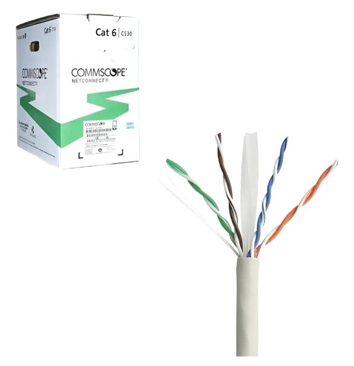 Cabo de Rede Cat 6 Commscope CS30 - 305m - Foto 2