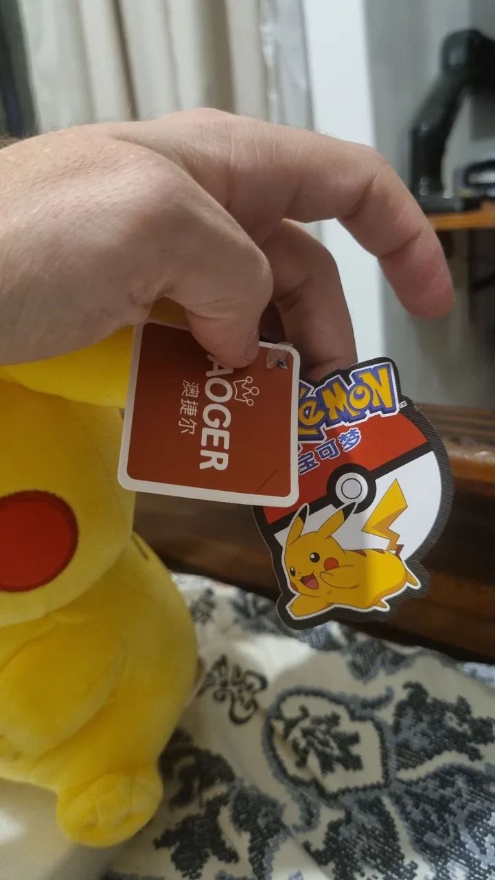 Pelúcia Pikachu Original - Colecionador - Foto 5