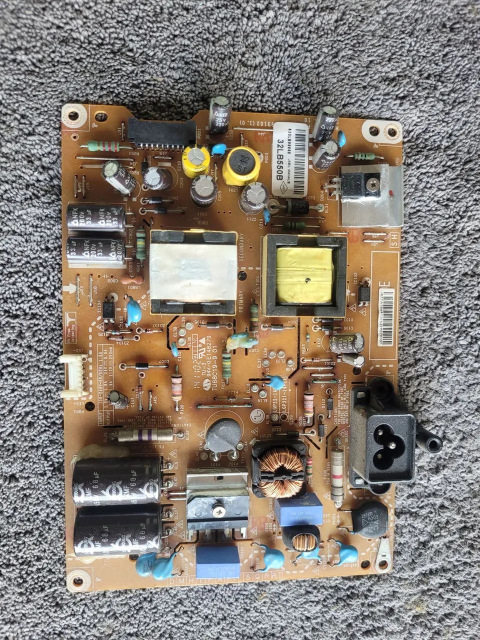 Placa fonte tv lg 32lb550b original Funcionando perfeitamente 