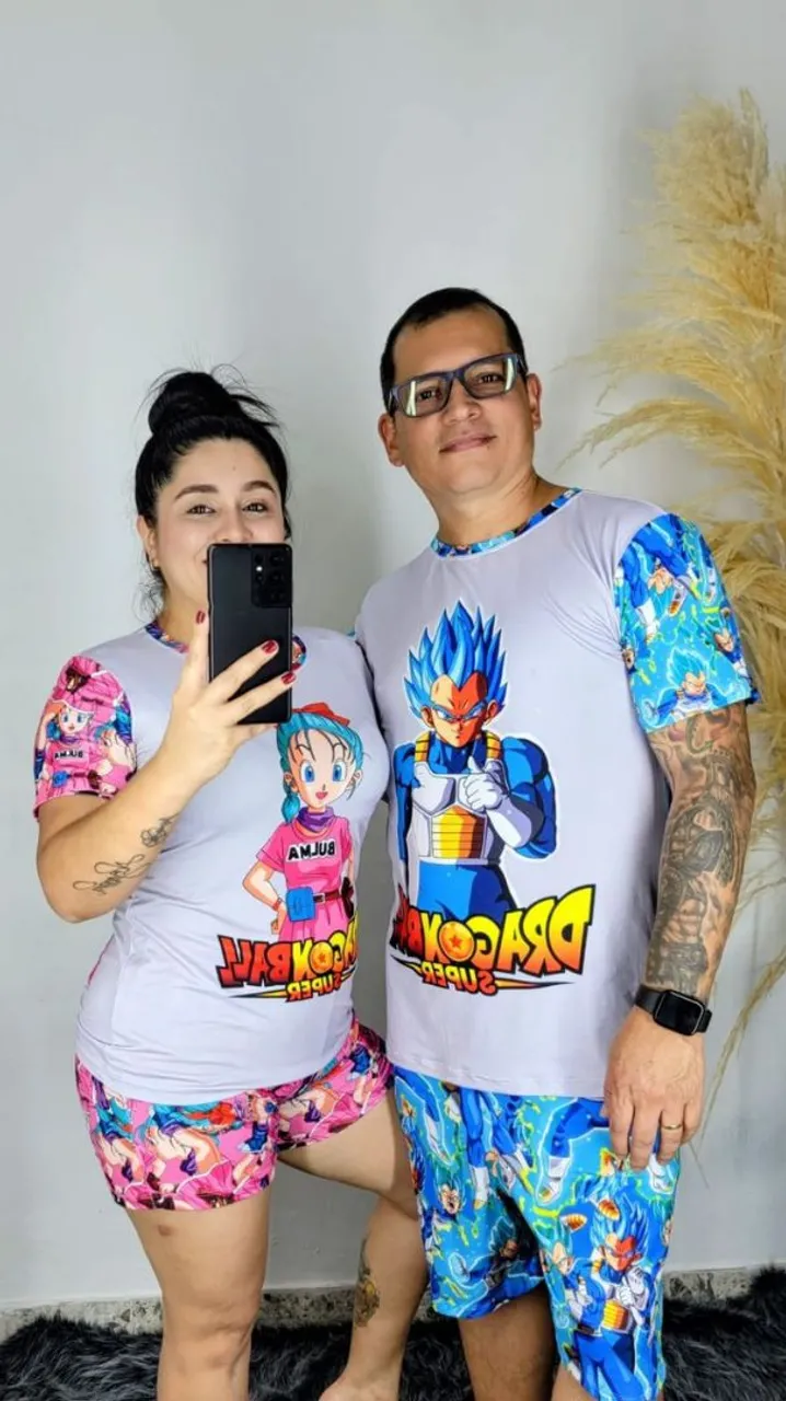 Conjunto casal- Camiseta e Shorts