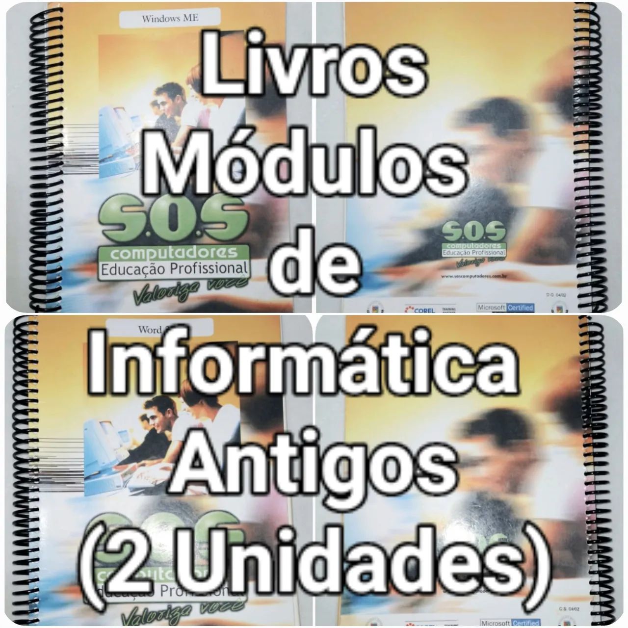Livros Módulos de Informática Antigos