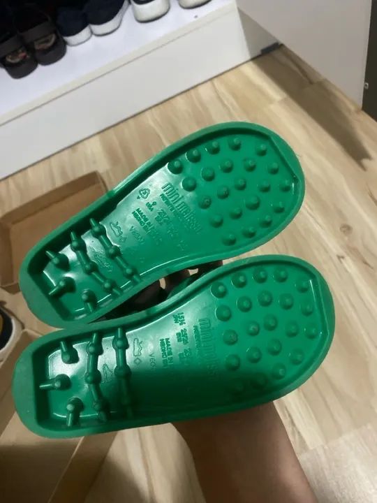 Sandália Melissa Verde - Tamanho 23/24 - Foto 5